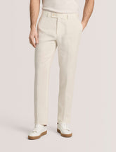 Men WINTER - Flat Front Linen Suit Pant - Ted Baker