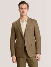 Men WINFRED - Single Breasted Two Button Notch Flat Front Linen Suit Jacket - Ted Baker