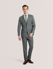 Men WRIGHT - Single Breasted Two Button Notch Flat Front Plaid Jacket - Ted Baker
