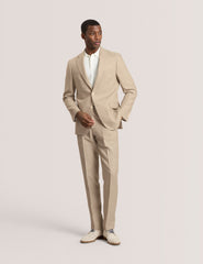 Men WINTER - Flat Front Linen Suit Pant - Ted Baker