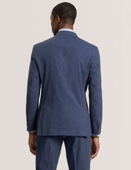 Men WINFRED - Single Breasted Two Button Notch Flat Front Seersucker Suit Jacket - Ted Baker