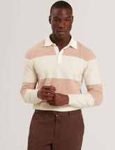 Men|Sale SOLARAN Alpaca Wool Block Stripe Rugby Shirt - Ted Baker