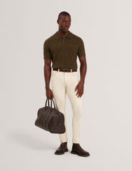 Men|Sale MAVIK - Short Sleeve Twist Stitch Detail Polo - Ted Baker