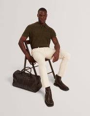 Men|Sale MAVIK - Short Sleeve Twist Stitch Detail Polo - Ted Baker