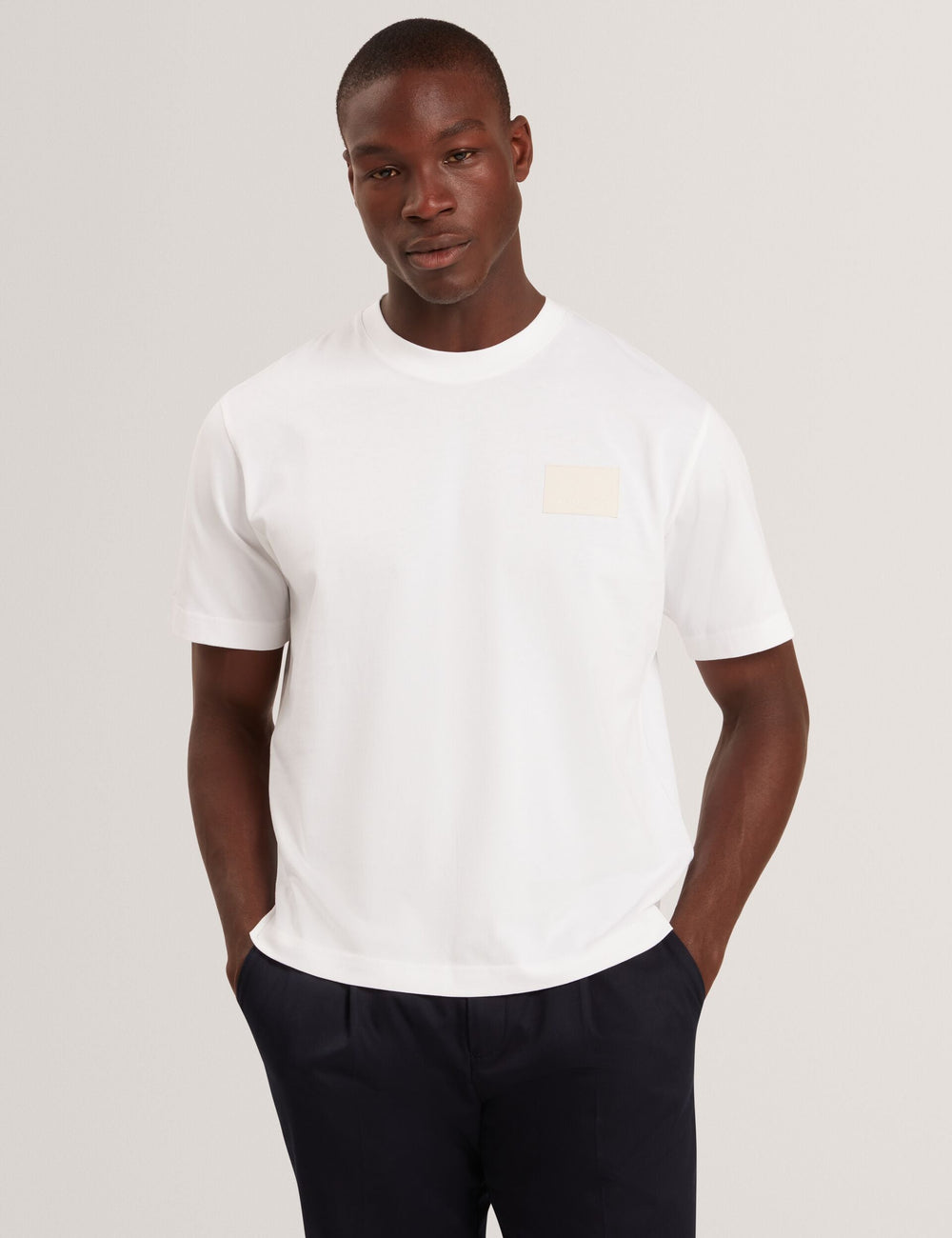 Men LUCKA - TB Branded Heavy Weight T-Shirt - Ted Baker