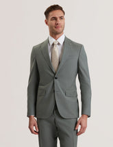 Men ROGERLY - Slim Fit Sage Green Wool Suit Jacket - Ted Baker