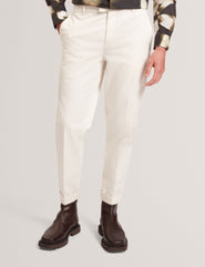 Men MOSES Tapered Cotton Stretch Twill Pants - Ted Baker