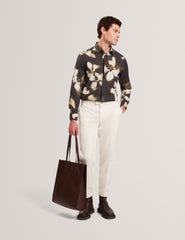 Men MOSES Tapered Cotton Stretch Twill Pants - Ted Baker