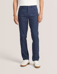 Men COMPACT HERRINGBONE TROUSERS - Blue Nights - Ted Baker