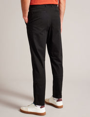 Men|Sale HAYBRN - Black Regular Fit Woven Texture Chinos - Ted Baker