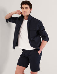 Men ILARIO - Slim Textured Chino Short - Ted Baker