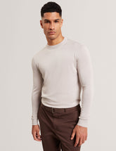 Men|Sale TORRA - Long Sleeve Silk Blend Crew Neck Jumper - Ted Baker