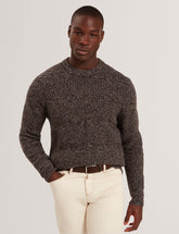 Men|Sale MORVEN Marled Wool Knit Crew Neck Sweater - Ted Baker