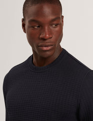 Men|Sale ORLAITE Waffle Knit Crew Neck Sweatshirt - Ted Baker