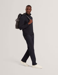 Men|Sale CAINDLE Waffle Knit Quarter Zip Sweatshirt - Ted Baker