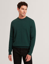 Men|Sale SAINSY Branded Texture Crew Neck Jumper - Ted Baker