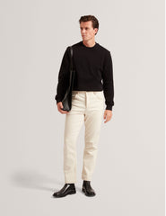 Men|Sale ELATES Herringbone Texture Crew Neck Sweatshirt - Ted Baker