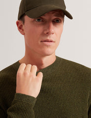 Men|Sale CLACX Waffle Knit Crew Neck Jumper - Ted Baker
