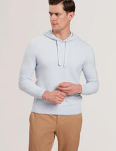 Men LOULAR - Textured T Knit Wool Blend Hoodie - Ted Baker