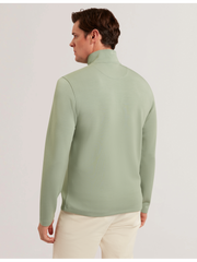 Men SIMONEA - Textured Panel Half-Zip Modal Sweatshirt - Ted Baker