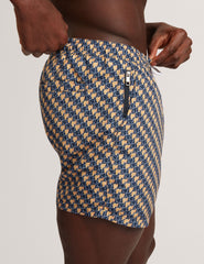 Men GLENDLE Goldfish Geometric Print Swim Shorts - Ted Baker