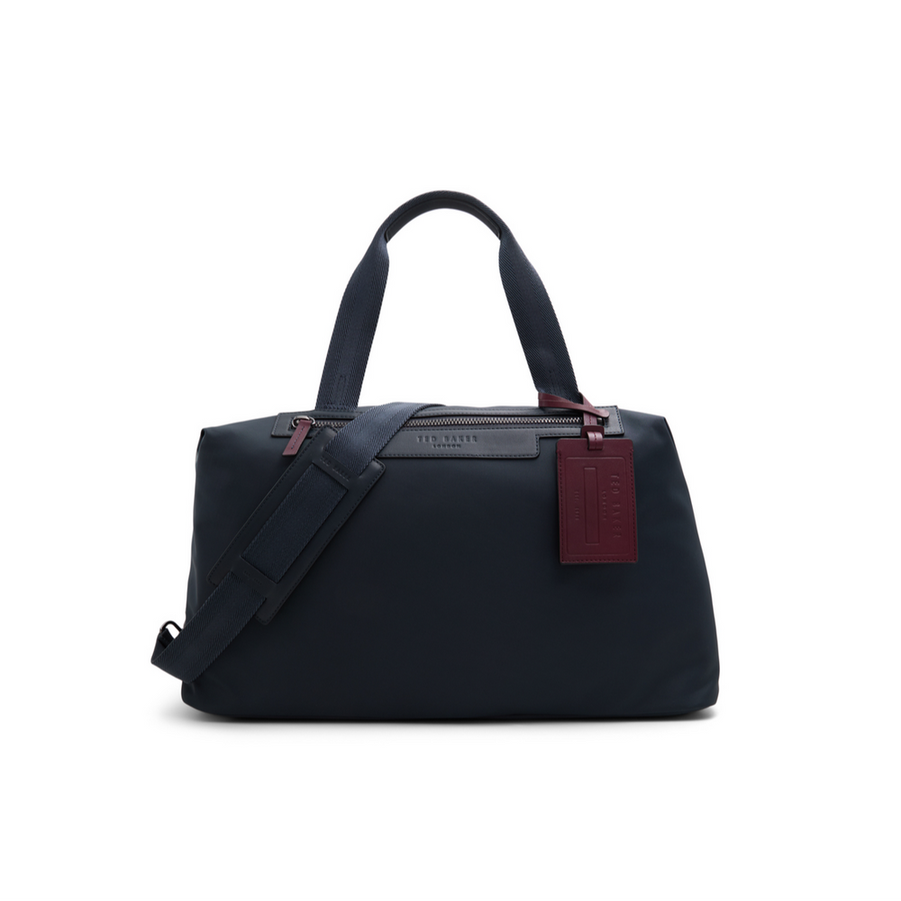 Men ENDER - Nylon Leather Trim Holdall Bag - Ted Baker