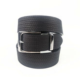 Men GEO EMBOSSED BELT – Black - Ted Baker