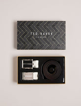 Men NEWBEY 2-in-1 Reversible Leather Belt Gift Set - Ted Baker