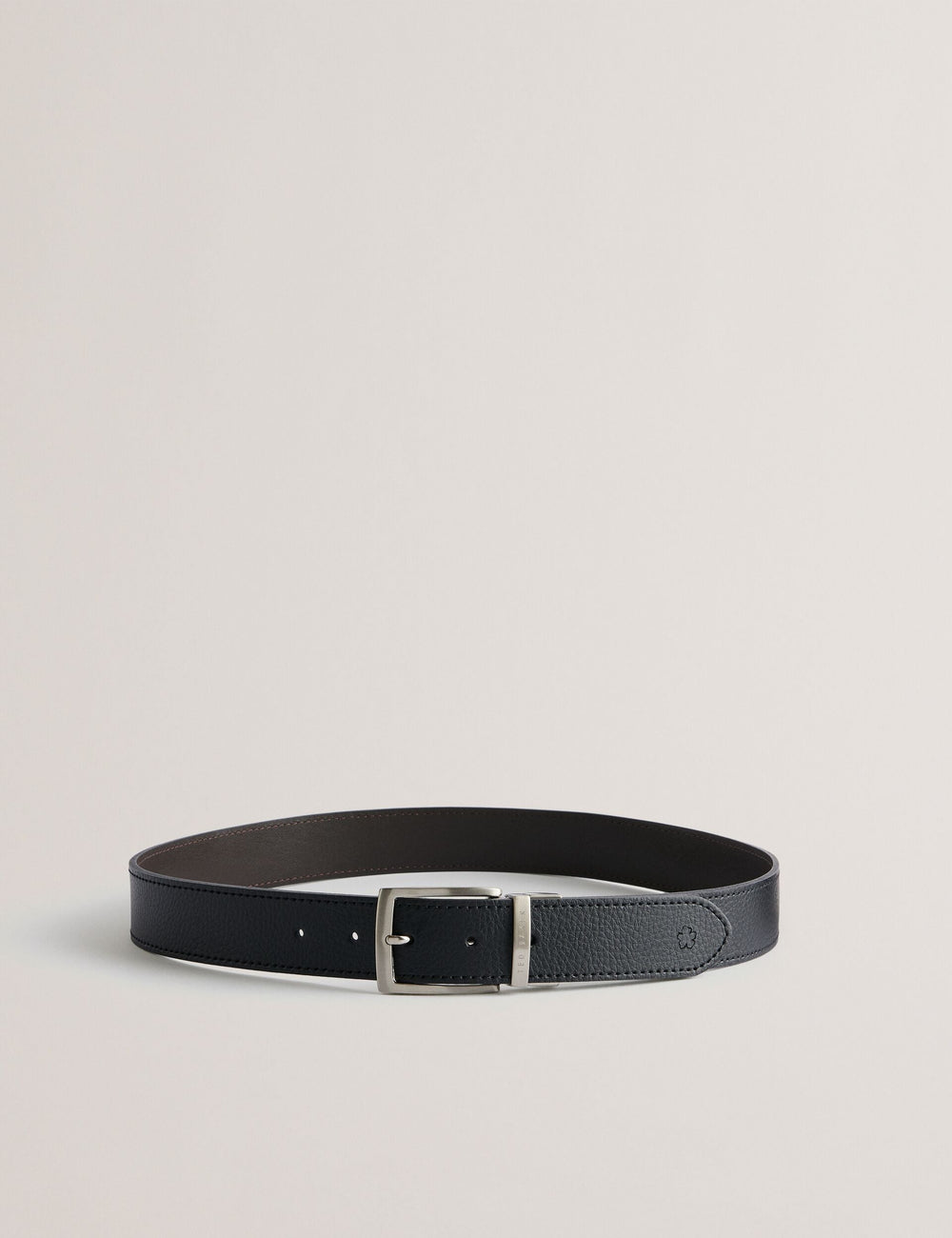 Men BREEMER - Reversible Textured Leather Belt - Ted Baker
