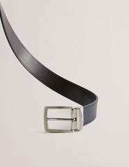 Men BREEMER - Reversible Textured Leather Belt - Ted Baker