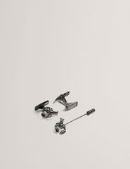 Men MARIINE - Lobster Cufflinks & Lapel Pin Set - Ted Baker