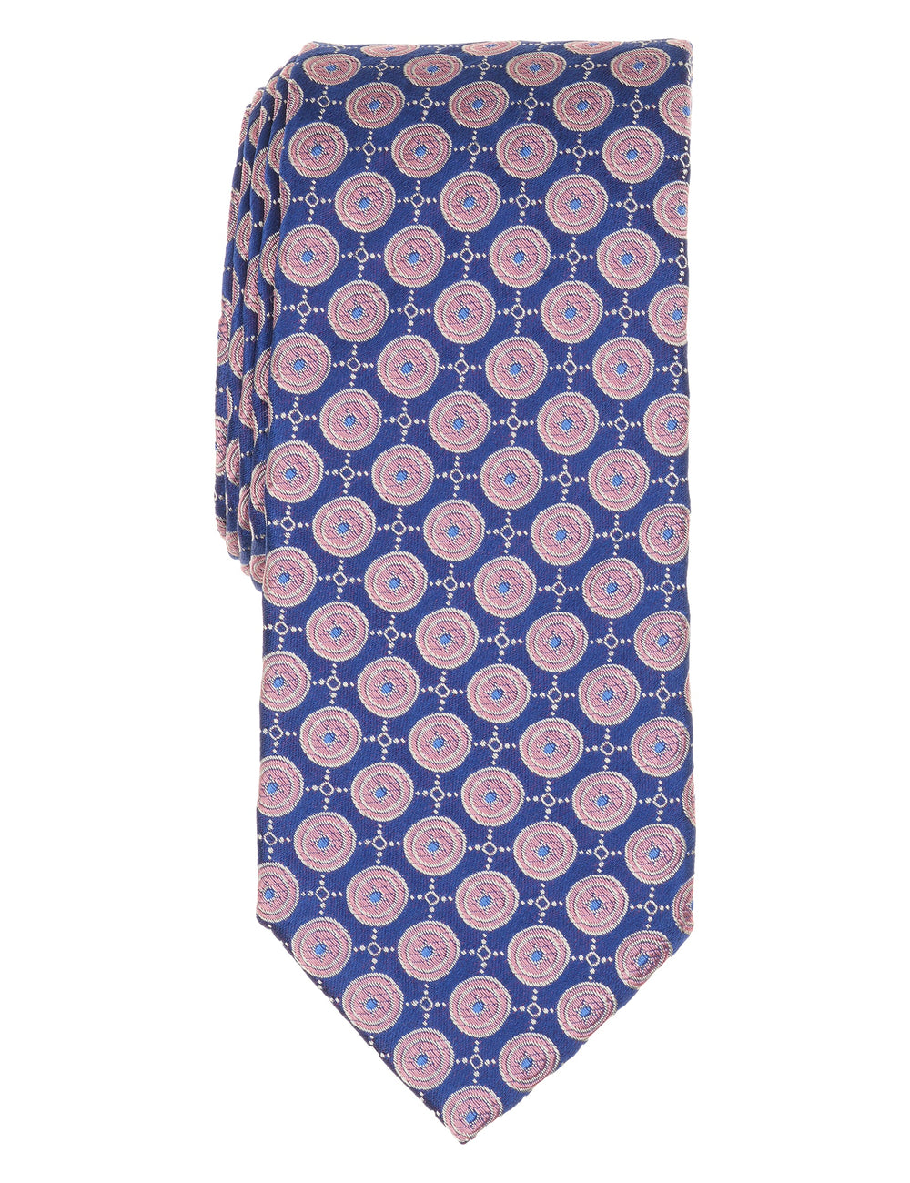 Men VERNON Roundel Print Silk Tie - Ted Baker