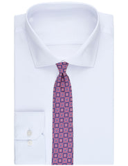 Men WINKLY Geometric Tile Print Silk Tie - Ted Baker