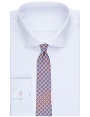 Men VERNON Roundel Print Silk Tie - Ted Baker