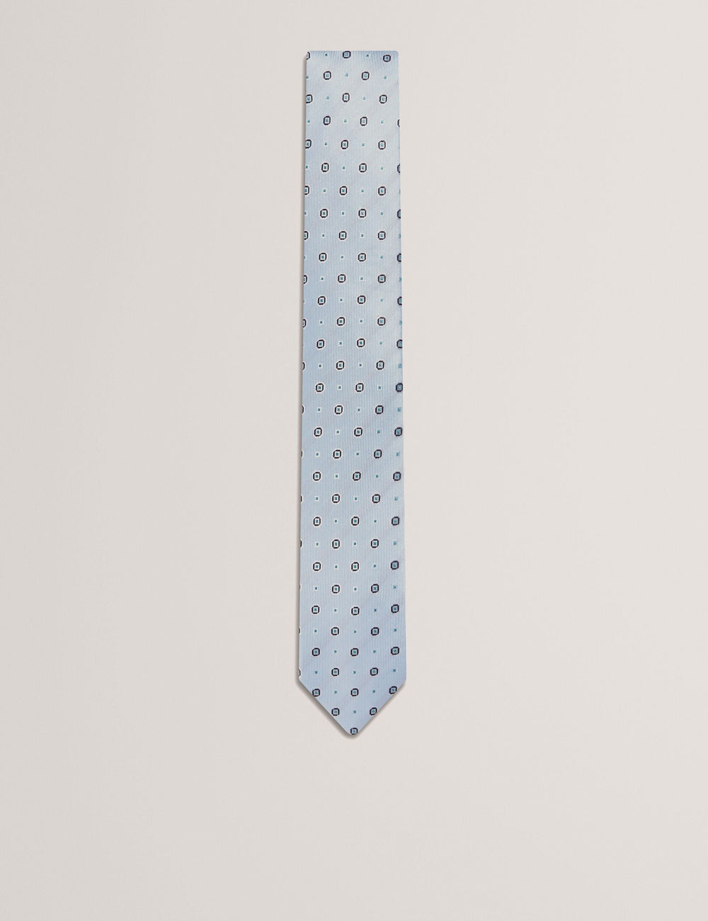 Men STEEPLE - Circle Geometric Print Silk Tie - Ted Baker