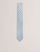 Men STEEPLE - Circle Geometric Print Silk Tie - Ted Baker