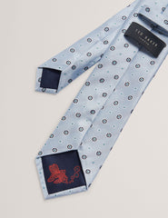 Men STEEPLE - Circle Geometric Print Silk Tie - Ted Baker
