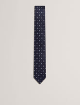Men STEEPLE - Circle Geometric Print Silk Tie - Ted Baker