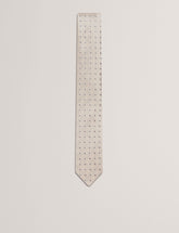 Men STEEPLE - Circle Geometric Print Silk Tie - Ted Baker