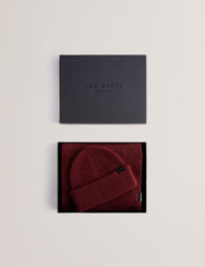 Men|Sale ALLIIES - Ribbed Knit Hat And Scarf Set - Ted Baker