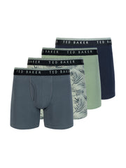 Men 4 Pack Cotton Stretch Boxer Briefs - Ted Baker