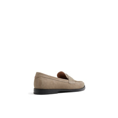 Men PARLIAMENT - Grained Leather Penny Loafers - Ted Baker