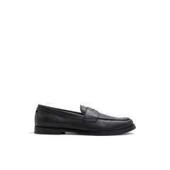 Men PARLIAMENT - Grained Leather Penny Loafers - Ted Baker