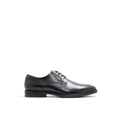 Men REGENT - Black Polished Leather Derby Shoes - Ted Baker