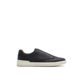 Men BRENTON - Textured Leather Slip On Sneakers - Ted Baker