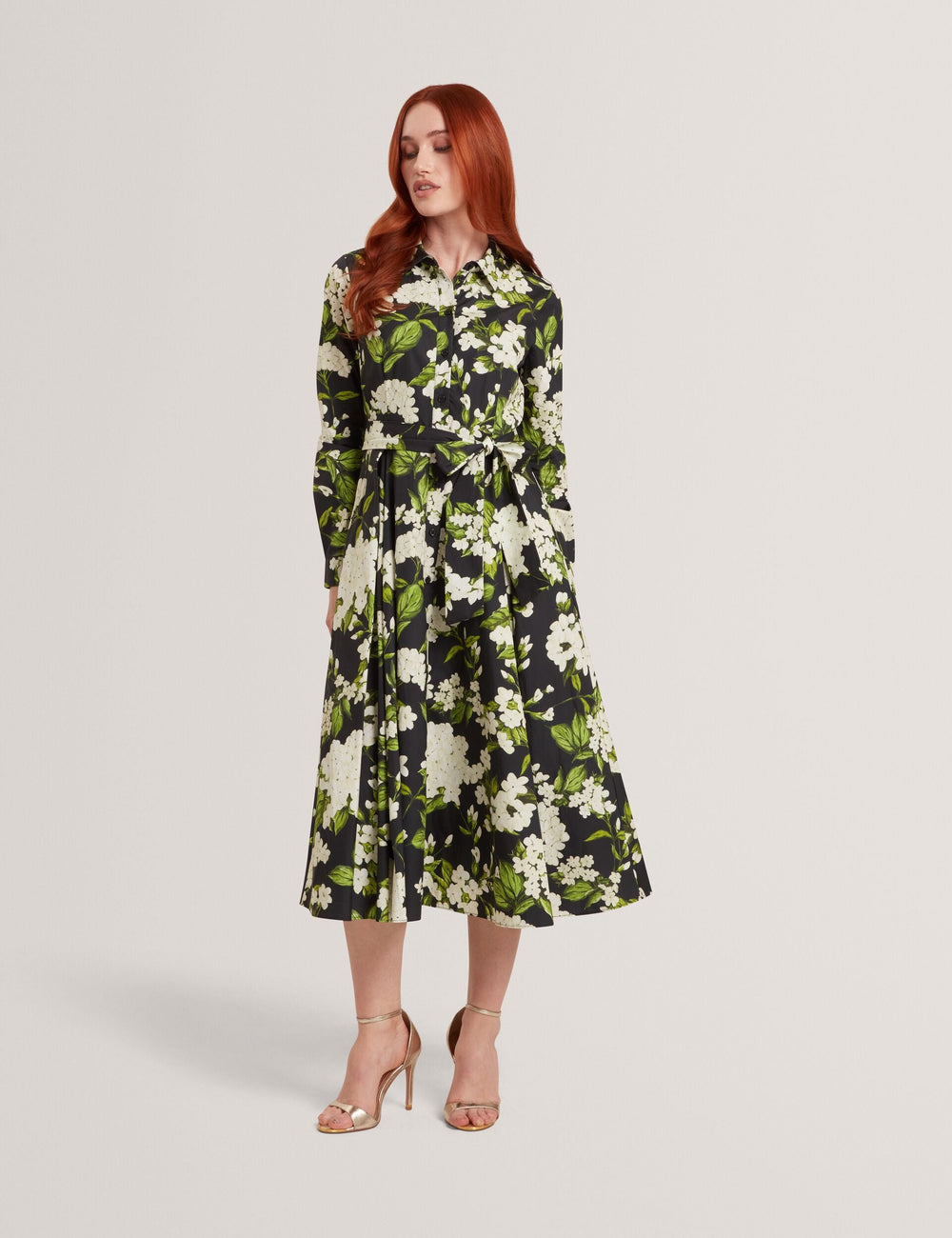 Sale|Women ANNA - Long Sleeve Shirt Dress - Ted Baker