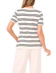 Sale GAIL - Short Sleeve Stripe Peplum Button Down - Ted Baker