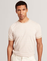 Sale|Men OURME - Classic Stripe Cotton Crew Neck T-Shirt - Ted Baker