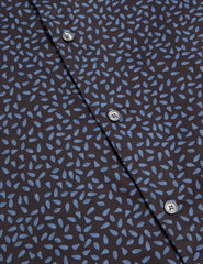 Sale|Men CAMPDEN - Mini Leaf Print Short Sleeve Cotton Shirt - Ted Baker