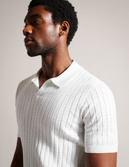 Sale|Men BOTANY - Short Sleeve Regular Open Collar Polo - Ted Baker